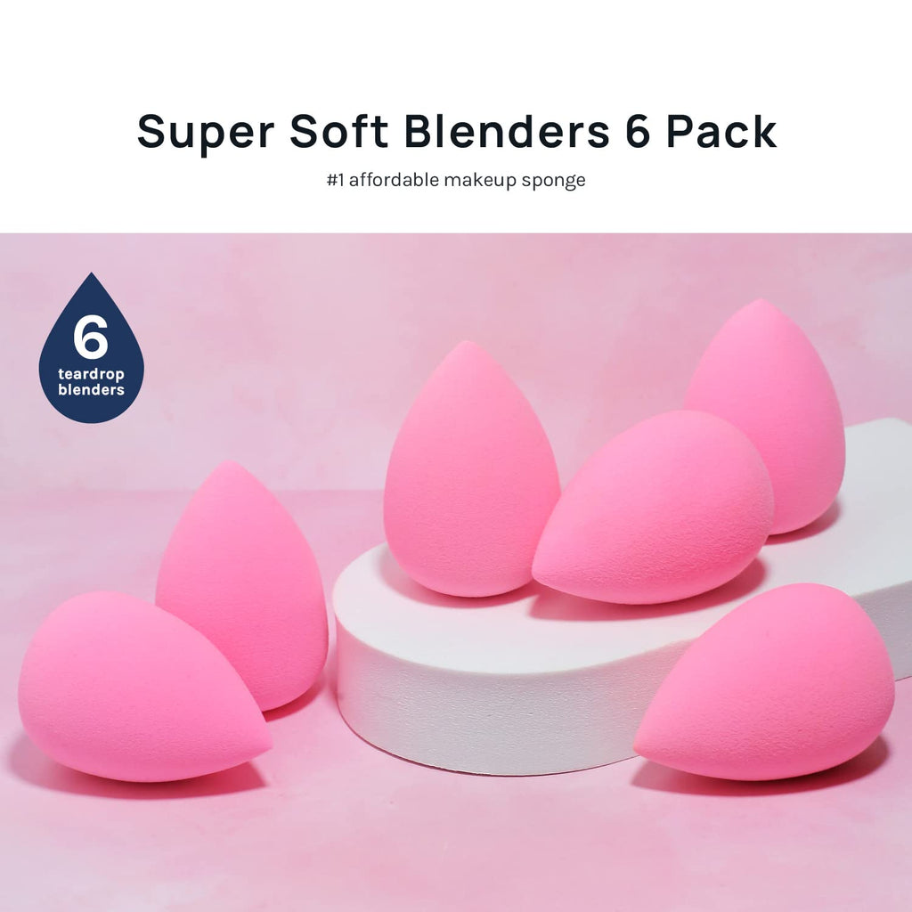 Superweiches Make-up-Schwamm-Set – 6er-Pack Blenders